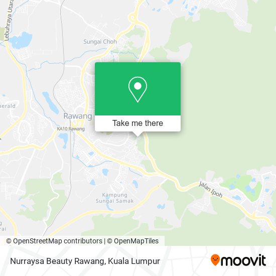 Nurraysa Beauty Rawang map