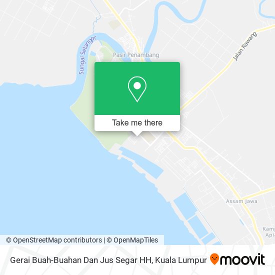 Peta Gerai Buah-Buahan Dan Jus Segar HH