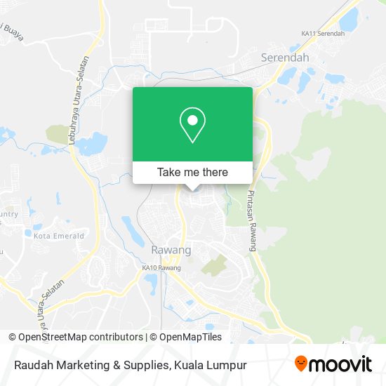 Raudah Marketing & Supplies map