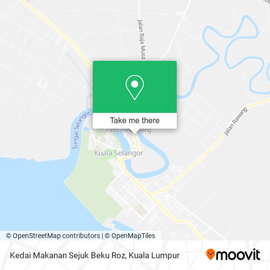 Kedai Makanan Sejuk Beku Roz map