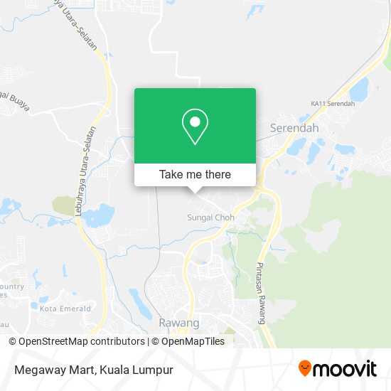 Megaway Mart map