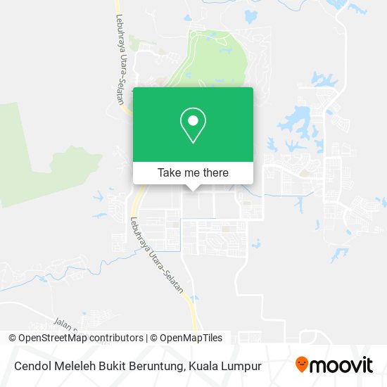 Peta Cendol Meleleh Bukit Beruntung