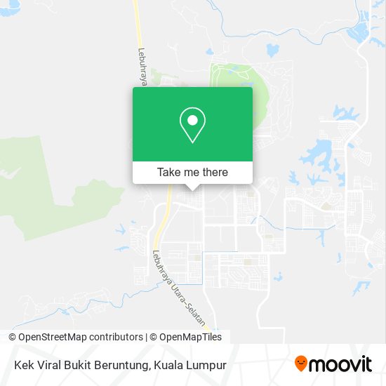 Kek Viral Bukit Beruntung map