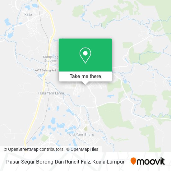 Peta Pasar Segar Borong Dan Runcit Faiz