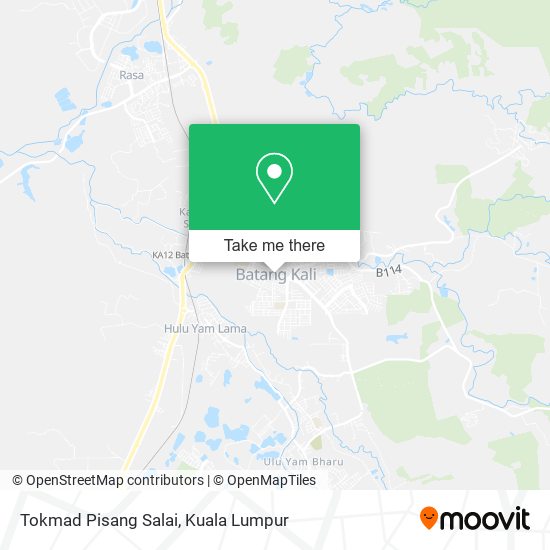 Tokmad Pisang Salai map