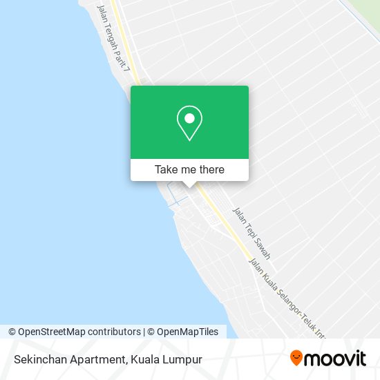Sekinchan Apartment map