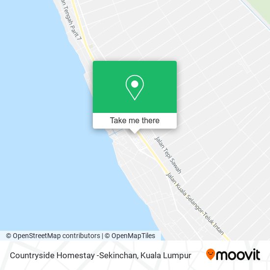 Countryside Homestay -Sekinchan map