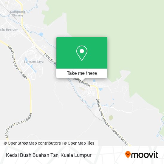 Kedai Buah Buahan Tan map