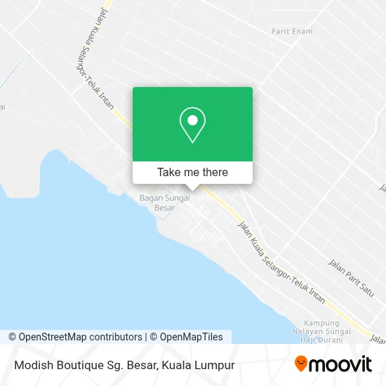 Modish Boutique Sg. Besar map