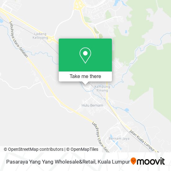 Pasaraya Yang Yang Wholesale&Retail map