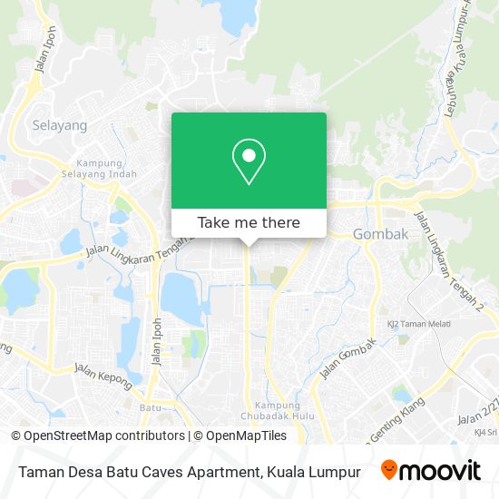 Peta Taman Desa Batu Caves Apartment