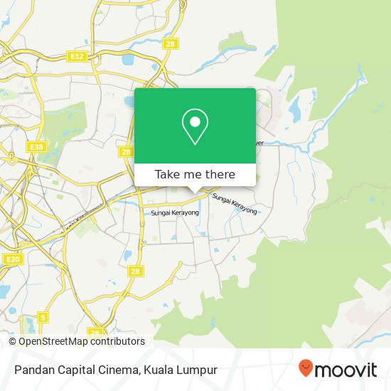 Peta Pandan Capital Cinema