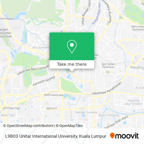Peta L9B03 Unitar International University