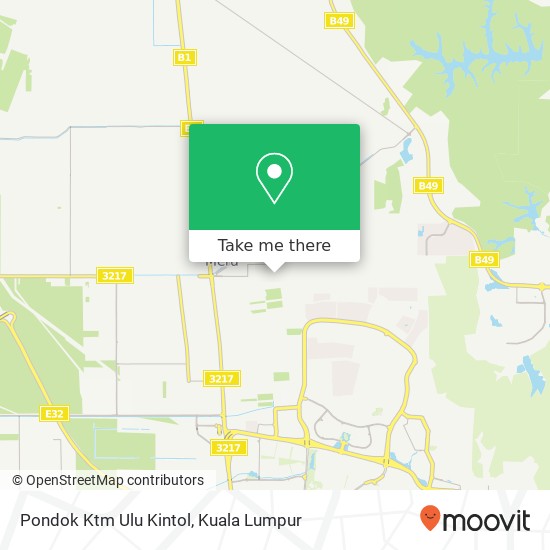 Pondok Ktm Ulu Kintol map