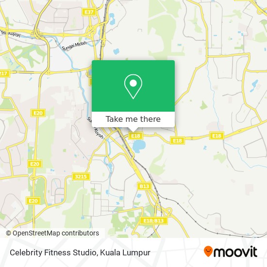 Celebrity Fitness Studio map