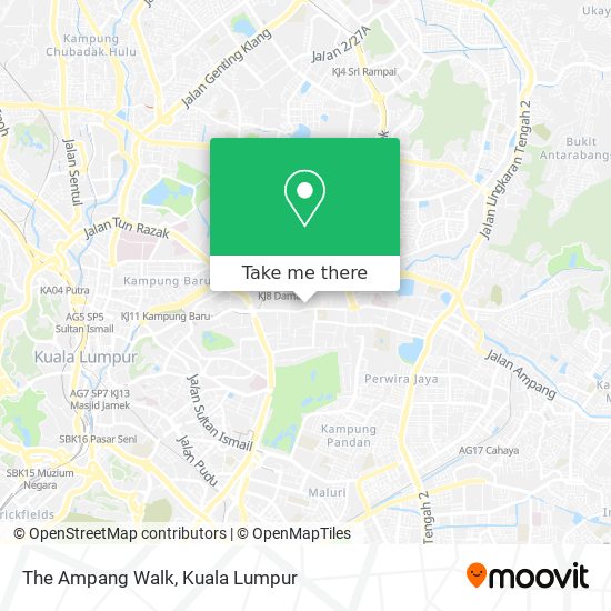 The Ampang Walk map