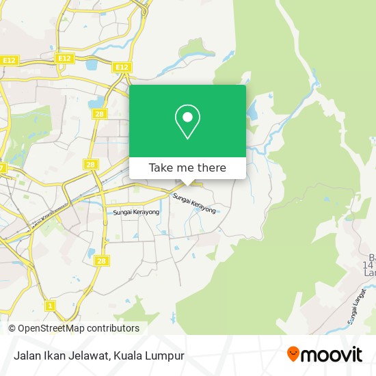 Jalan Ikan Jelawat map