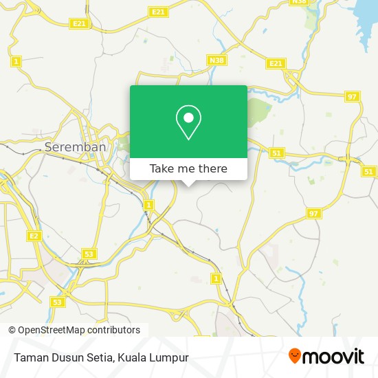 Taman Dusun Setia map