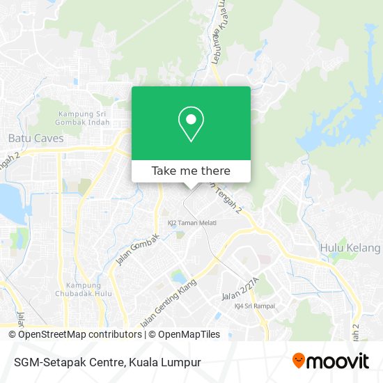 SGM-Setapak Centre map