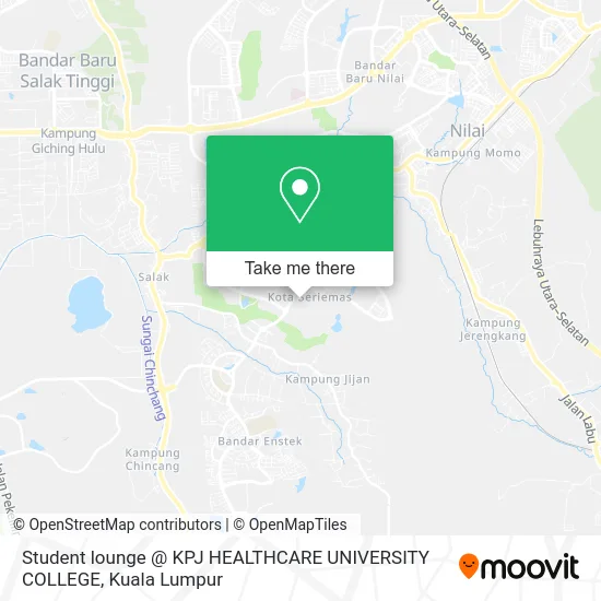 Student lounge @ KPJ HEALTHCARE UNIVERSITY COLLEGE map