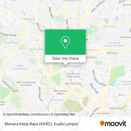 Menara Kerja Raya (KKR2) map