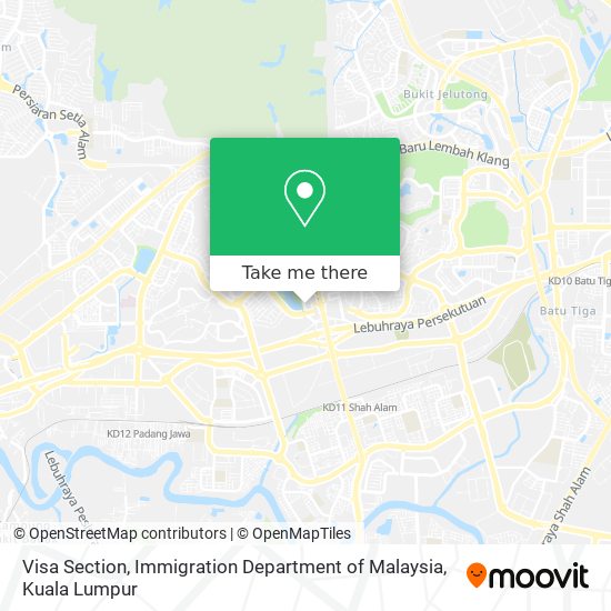 Peta Visa Section, Immigration Department of Malaysia
