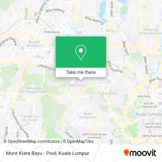 Mont Kiara Bayu - Pool map