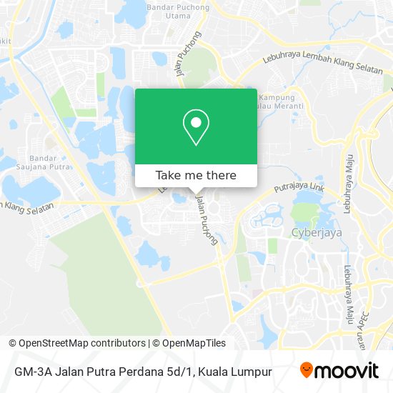 Peta GM-3A Jalan Putra Perdana 5d/1