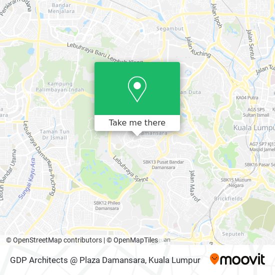 GDP Architects @ Plaza Damansara map