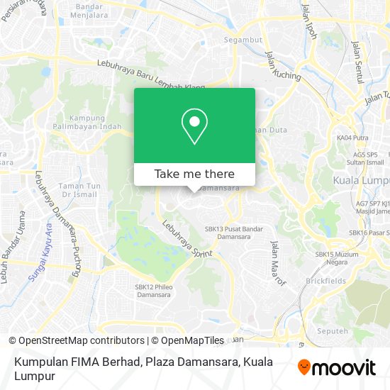 Peta Kumpulan FIMA Berhad, Plaza Damansara