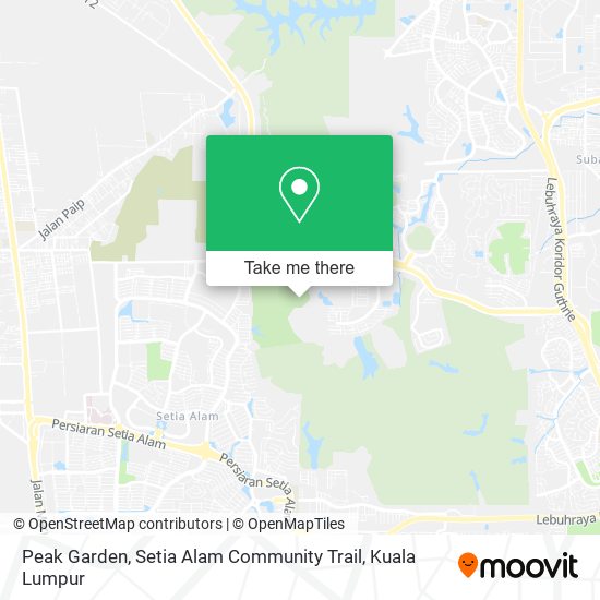 Peta Peak Garden, Setia Alam Community Trail