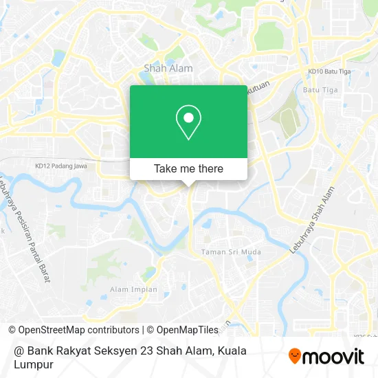 @ Bank Rakyat Seksyen 23 Shah Alam map