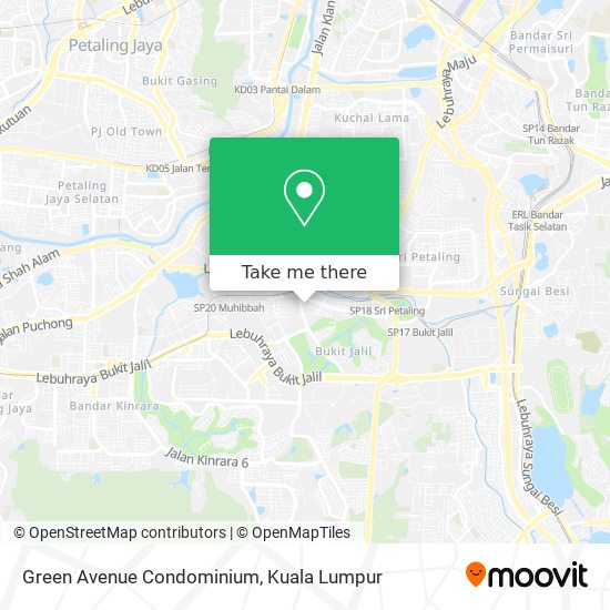 Green Avenue Condominium map