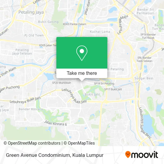 Green Avenue Condominium map