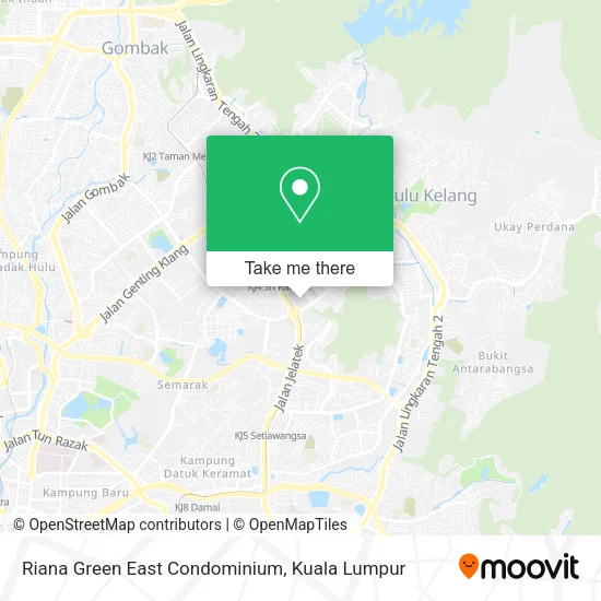 Riana Green East Condominium map