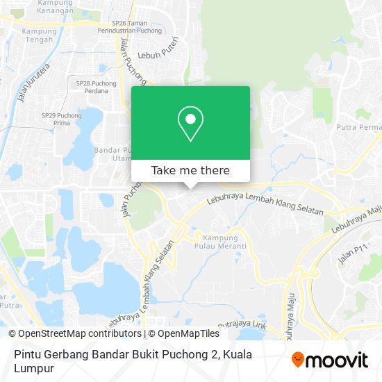 Pintu Gerbang Bandar Bukit Puchong 2 map