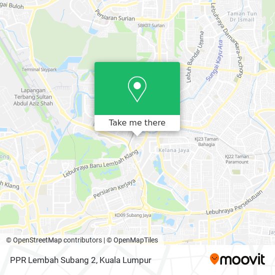 PPR Lembah Subang 2 map