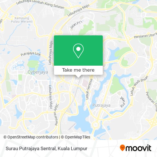 Peta Surau Putrajaya Sentral