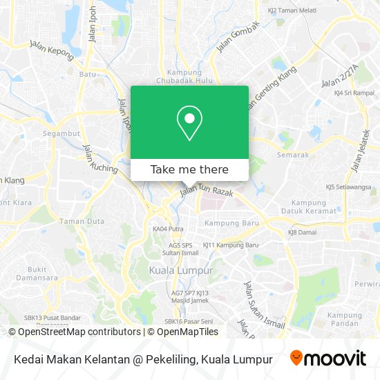 Kedai Makan Kelantan @ Pekeliling map