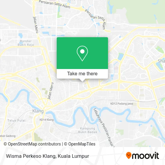 Wisma Perkeso Klang map