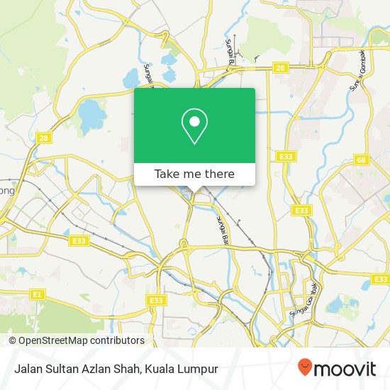 Jalan Sultan Azlan Shah map