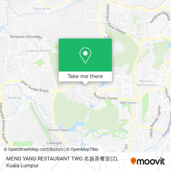 MENG YANG RESTAURANT TWO 名扬茶餐室(2) map