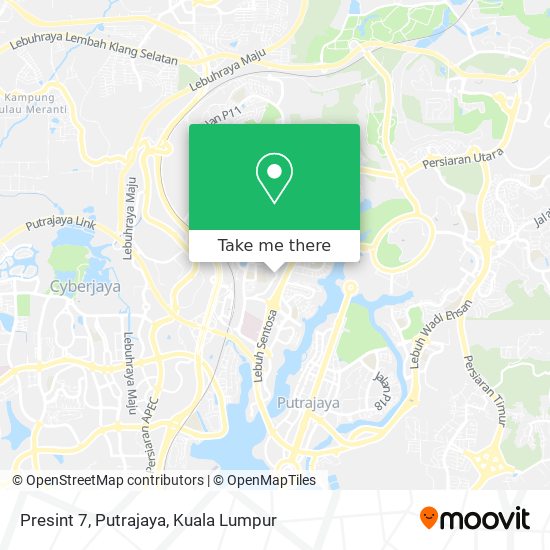 Presint 7, Putrajaya map