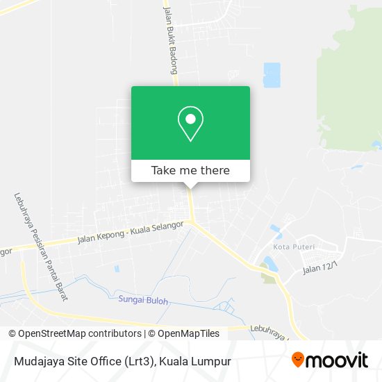 Peta Mudajaya Site Office (Lrt3)