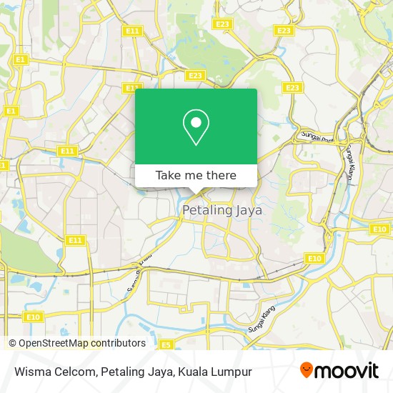 Wisma Celcom, Petaling Jaya map