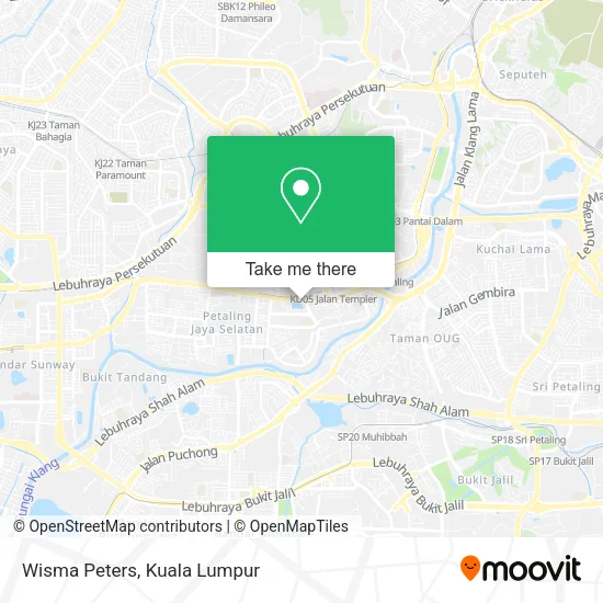 Wisma Peters map