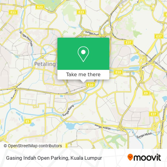 Gasing Indah Open Parking map