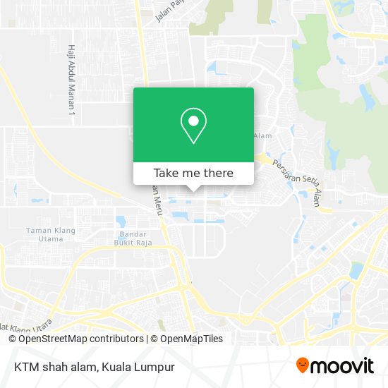 KTM shah alam map