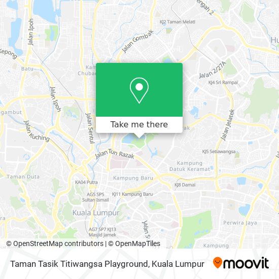 Taman Tasik Titiwangsa Playground map