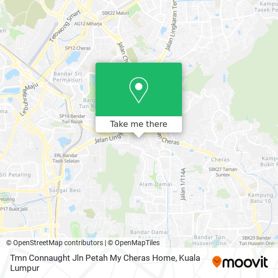 Tmn Connaught Jln Petah My Cheras Home map